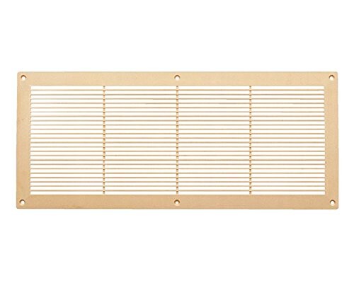 新協和 軒天換気グリル 標準 網無 SK-NPN-150×400 ホワイトクリーム