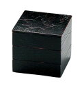 J-kitchens 御節重箱 日本製 木製 色紙春秋布張 45三段姫重 曙 (1組) 13.8cm おしゃれ