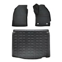 YOURS(ユアーズ): カローラクロス 専用 3Dマットセット ペダルマット スポーツマット フロアマット 運転席 助手席 ラゲッジ 足元 トレー プラスチック 砂 防汚 水 掃除 COROLLA CROSS TOYOTA y508-07