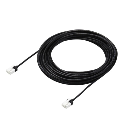 エレコム LANケーブル CAT6A 10m ツメが折れない スーパースリム ブラック ECLD-GPASSTB100