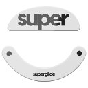 Superglide2(Type C) マウスソール for Pulsar Xlite V2/Xlite V2mini Wireless マウスフィート ( 強化ガラス素材 ラウンドエッヂ加工 高耐久 低摩擦 Super Smooth )