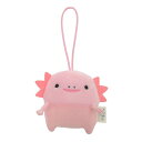 モリサカグローバル ペタモン マスコット うーぱーるーぱー 5.5×2.5×6.5cm アニマル 動物 ウーパールーパー ストラップ チャーム かわいい ぬいぐるみ お出かけ ぬい撮り バッグやリュッ