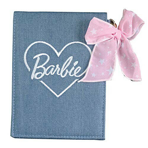 ジップコーポレーション Barbie バービー リボン付き 折り畳みミラー 鏡 デニム 31404 ジップコーポレーション Barbie バービー リボン付き 折り畳みミラー 鏡 デニム 31404