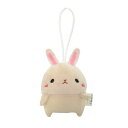 モリサカグローバル ペタモン マスコット うさぎ 5.5×2.5×6.5cm アニマル 動物 ウサギ ストラップ チャーム かわいい ぬいぐるみ お出かけ ぬい撮り バッグやリュックに PETA-0006