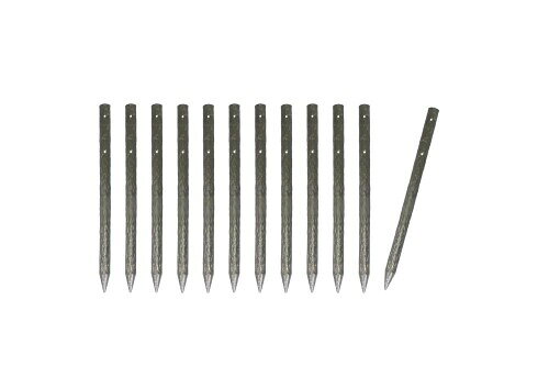 大研化成工業 樹脂製擬木杭 55[ファイ]×900mm・ダークブラウン・穴あり(G-5509DB-A)・12本セット (1本当り・約)直径:55mm 高さ900mm 重さ:1.5kg 穴径:13mm 材質:再生プラスチック(PP・PE) 商品紹介 【特長】万能杭をグレードアップさせた商品です。外観は木肌調の仕上がりで、お庭やエクステリア等の造作に向いています。腐食 ■劣化に強く野外で非常に長期間耐用しますので、木製杭の代替としておすすめ致します。100%リサイクルプラスチックを使用した環境にやさしい製品です。 【用途】ロープ柵やチェーン柵の支柱に。ネットの支柱や看板の固定に。 安全警告 【注意】施工の際は安全帽、手袋等保護具を着用し、怪我には十分注意してください。杭を打ちこむ際は木製のカケヤで頭部を垂直に打撃してください。横方向に衝撃を加えると折れの原因となり、思わぬ事故につながる恐れがあります。地面が硬い場所や土中に石が多い場所ではあらかじめ穴を掘ってから施工してください。製品の近くでの火気の取り扱いには十分注意してください。偏った荷重がかかると曲がることがあります。また、強い日光により一時的に反りが発生することがありますがプラスチックの特性によるもので異常ではありません。 商品コード20081555375商品名大研化成工業 樹脂製擬木杭 55&phi;&times;900mm・ダークブラウン・穴あり(G-5509DB-A)・12本セット型番G-5509DB-A-X12カラーダークブラウン※他モールでも併売しているため、タイミングによって在庫切れの可能性がございます。その際は、別途ご連絡させていただきます。※他モールでも併売しているため、タイミングによって在庫切れの可能性がございます。その際は、別途ご連絡させていただきます。