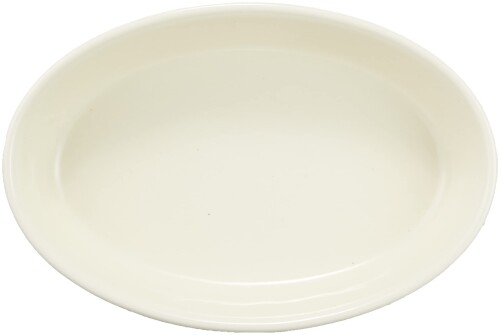 萬古焼 オーブン対応 レリーフ グラタン皿 クリーム 直径約19cm 食器 陶器 電子レンジ対応 日本製 13066 mannishboy-24568526 マニッシュボーイ サンプル画像2