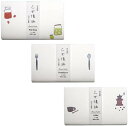 カミイソ 日本製 和紙 懐紙 乙女懐紙 3点 (FruitSyrup・Fork&Spoon・Coffee) セット 20枚入×3