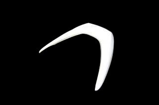 バイクパーツセンター(Bike Parts Center) ジーツー リアスポイラーホワイト 白 外装 カウル リアウイング 塗装済み 313701