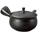 山下工芸 常滑焼 玉龍黒ビリ朱線茶っ切り急須 220cc 13036930