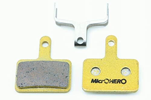 MicrOHERO ディスクブレーキパッド シマノ B01S E01S 互換 BR-M575, BR-M515, M515-LA,BR-M525, BR-M495, BR-M486, BR-M485, BR-M475,BR-M465, BR-M445, BR-M416, BR-M415用 (メタルパッド BP-M001)
