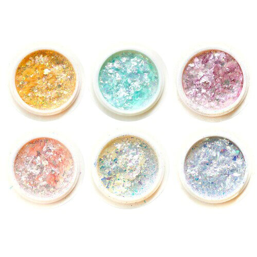 東京交易 オパールラメパウダー 6色セット 1個約0.15g T10-J