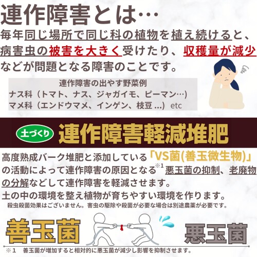 自然応用科学 連作障害軽減堆肥 20L 土壌改良材 土に混ぜて使う 有機たっぷり 連作...