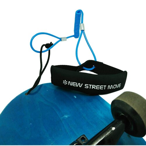NEW STREET MOVE ASSIST EXTENSION スケートボード用リーシュ (ブルー, 60cm) 2