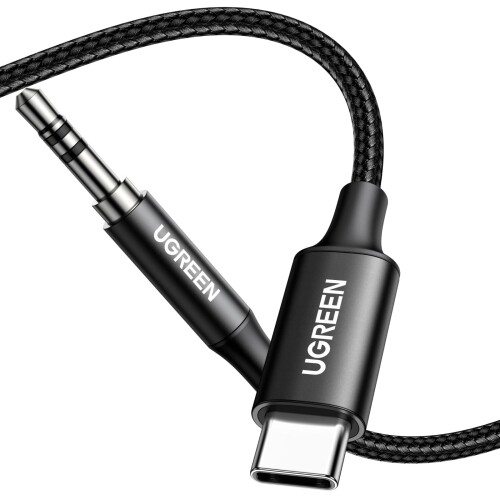 UGREEN USB C AUX 変換ケーブル Type C-3.5mm オーディオケーブル 32bit/384KHz ハイレゾ音質 DAC搭載 1M DACチップ搭載:最大32bit/384KHzの高音質出力を提供するDACチップが搭載されており、優れた音の解像度を実現します。このUSB C to Auxケーブルは、100dbを超えるS/N比により、より繊細な音を届け、自然と最高の音質の音を楽しめます。 別格の耐久性:このUSB C 3.5mm 変換ケーブルはアルミ合金と丈夫なナイロン編みを使用しており、しなやかで曲げや引張りに強くて使い勝手が最高。メッシュの末端には高強度TPE材を使用して一体化になり、コネクターの劣化を防ぎ、高い耐久性を備えてケーブルを断線から守ります。 ノイズ干渉防止:内部は60本0.6mmのOFC銅芯を搭載して、そして電波ノイズと外部ノイズを干渉防止する金属シールド層により、ハイクオリティな音質が実現。最大限の導電性を実現可能、信号の歪みの発生や伝送ロスを抑えることができます。 スマホとカーステレオの接続に最適:本製品USB C AUX 変換ケーブルは3.5mmヘッドフォン、スピーカー、オーディオ、カーステレオなどに接続可能で、さまざまなシーンで大活躍。ほぼのUSB Cポートの設備(スマホ、タブレット、PC)には対応。自宅、職場、車内、または外出の時でも大活躍。 幅広い互換性:USB Cから3.5mmオーディオアダプタは、 iPhone18pro/18pro max/17/16/15シリーズ、Galaxy S26/S24/S24 Ultra/S24 Plus/S23 Ultra/S23+/S22/S22/Ultra/S22+Ultra/Note20/Note20 Ultra/S20 Ultra/S20/Note10+/S10/S10e/S10+/S9、 Pixel 9/9 Pro/9XL/8/8 Pro/7/7 Pro/6/6 Pro, iPad mini 6/ iPad Pro, iPad Air 4/5, iMac, Macbook Pro, Macbook Air, 10 Pro/9 Pro/8, ほとんどのタイプC携帯電話, PS5 などに対応します。 商品コード20081813396商品名UGREEN USB C AUX 変換ケーブル Type C-3.5mm オーディオケーブル 32bit/384KHz ハイレゾ音質 DAC搭載 1M型番CM450サイズ1メートル※他モールでも併売しているため、タイミングによって在庫切れの可能性がございます。その際は、別途ご連絡させていただきます。※他モールでも併売しているため、タイミングによって在庫切れの可能性がございます。その際は、別途ご連絡させていただきます。