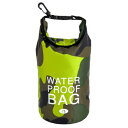 アイ・エス 防水バッグ 2L カモフラージュ グリーン ベルトなし 樹脂製ナスカン付 WPB-2L-GR