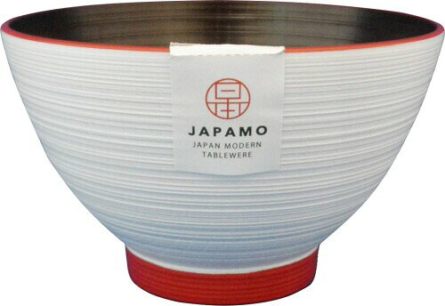 イシダ 日本製 お椀 JAPAMO 汁椀 白磁 12×12×7.5cm