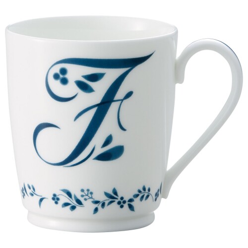 Noritake ノリタケ マグカップ 285cc アルファベットマグ コレクション 電子レンジ対応 食洗機対応 F ボーンチャイナ MT59880/4946-F