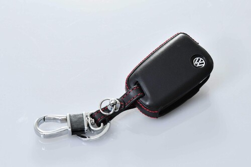 core OBJ レザーキーカバー for Volkswagen/Audi 赤ステッチ Golf7 / Golf Touran(5T) / POLO(6C) / Tiguan(AD1)/T-cross / A1 Sportback LE-GO7-001 詳しい適合車種はページ下部をご参照ください。レッド