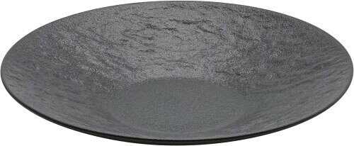 YAMATSU STANDARD ペトラ SX-F25cm深皿 黒 パスタ皿 カレー皿 食洗機 電子レンジ対応 耐熱 日本製