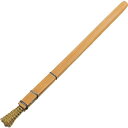 TRUSCO(トラスコ) 筆型ブラシ竹柄真鍮 線径0.18mm FB-3 × 50本