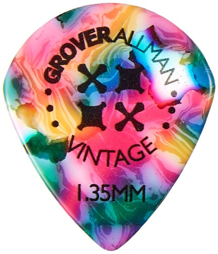 Grover Allman Vintage Celluloid, Rainbow, Jazz, 1.35mm 10