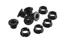 KCNC(ケーシーエヌシー) チェーンリング ボルトセット シングル用 M8.5x0.75x4.5mmボルト M8.5x0.75x4.5mmナット ブラック