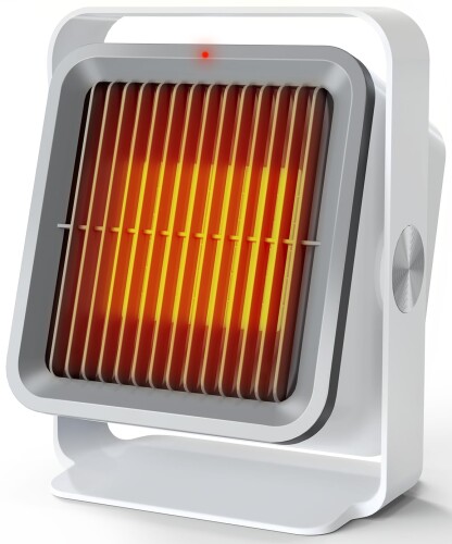 セラミックヒーター 電気ヒーター 小型 600W/400W 省エネ 静音 ミニ 節電 2段階切替 セ ...