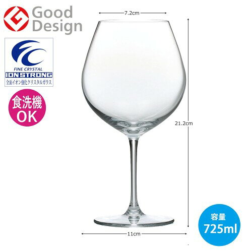 東洋佐々木ガラス ワイングラス PALLONE パローネ ブルゴーニュ 725ml 3個セット 食洗機対応 割れにくい グッドデザイン賞 グラス 赤ワイン 白ワイン RN-10285CS-JAN-P mannishboy-24516273 マニッシュボーイ サンプル画像3