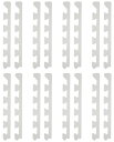 ユノックス ジョイントマット ホワイト 30cmサイズ 極厚 約14mm ジョイントマット用 エッジ 角用 17-009 2本入 8個セット
