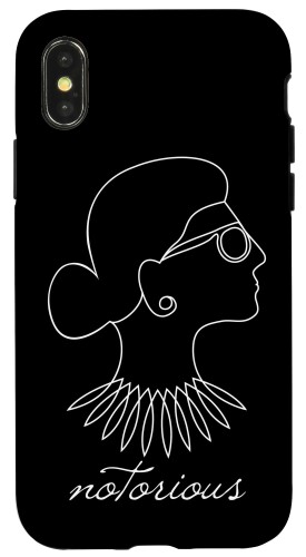 悪名高いルース・ベイダー・ギンズバーグ Notorious RBG Ruth Bader Ginsburg スマホケース iPhone X/XS 用