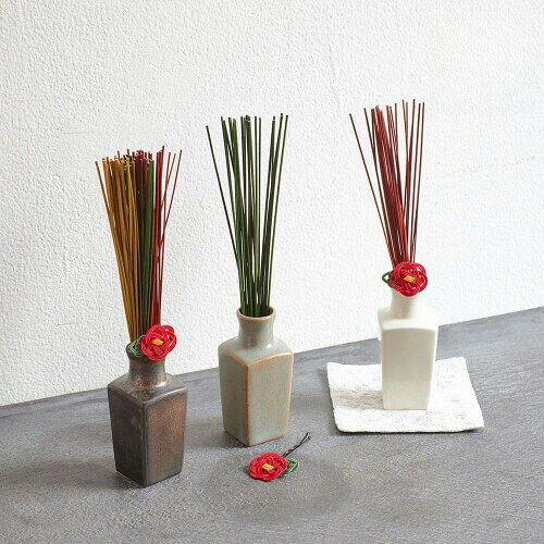 shesay美濃焼の花瓶・椿の水引...