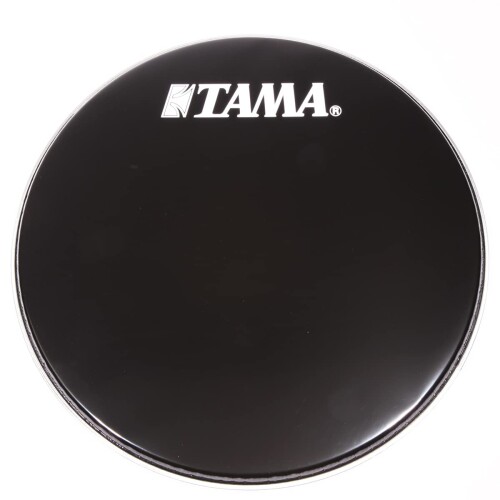 タマ(Tama) BK22BMWS バスドラムヘッド/スーパースター/ブラックヘッド(TAMAロゴ白)