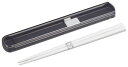 OSK 箸 19.5cm 引フタ 箸箱 セット カームカラー チャコール CMC No.3 日本製 抗菌 食洗機 対応 HS-16