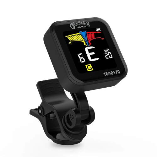 Martin Rechargeable Clip-On Tuner 18A0170 充電式クリップチューナー 高精度チューニング対応 USB-C充電式(ケーブル付属) ギター/ベース/ウクレレ/バイオリン/クロマチックモード搭載 ピッチキャリブレーション機能 高精細HDスクリーン Martin Rechargeable Clip-On Tuner(マーティン ■リチャージャブル ■クリップオン ■チューナー)は、素早く正確なチューニングをサポートする信頼のパートナーです。明るいLCDディスプレイにより、どんな環境でも視認性は抜群。ギター、ベース、ウクレレ、バイオリン、そしてクロマチックモードなど、複数のモードを搭載しており、常に完璧なピッチを維持できます。さらにピッチキャリブレーション機能により、細かな調整も思いのまま。USB-C充電対応で、いつでもプレイの準備万端です。クリップで留めて、チューニングして、音楽を思いきり楽しみましょう。 商品コード20081781444商品名Martin Rechargeable Clip-On Tuner 18A0170 充電式クリップチューナー型番18A0170※他モールでも併売しているため、タイミングによって在庫切れの可能性がございます。その際は、別途ご連絡させていただきます。※他モールでも併売しているため、タイミングによって在庫切れの可能性がございます。その際は、別途ご連絡させていただきます。