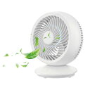 サインキングダム サーキュレーター 静音 首振り 壁掛け dcモーター USB電源 卓上扇風機 小型 パワフル送風 軽量 風量3段階調節 5枚羽根 洗える 空気循環 省エネ コンパクト skv-xr-jd14-wh