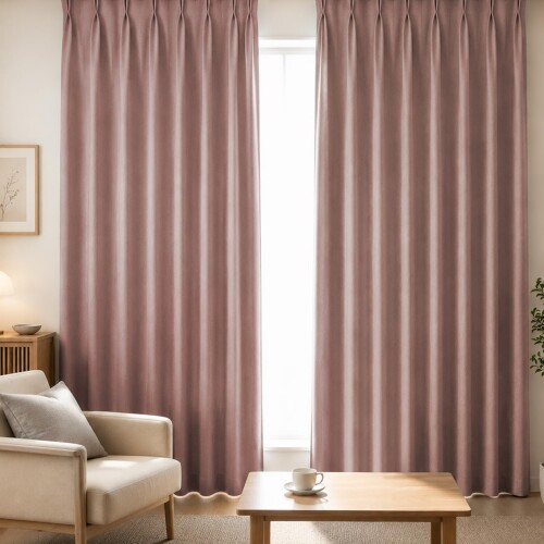 クモリ(Kumori) 完全遮光 カーテン 遮光率100% 断熱 形状記憶 UVカット 幅100cm×丈230cm 4枚セット ダスティピンク 【100%完全遮光】遮光性にこだわる方におすすめの、真の“完全遮光”カーテンです。一般的な1級遮光(遮光率99.99%)に比べて、さらに一歩進んだ遮光力を実現し、専門検査機関より「遮光率100%」として認定され、徹底的な遮光性能を持っています。昼間でもまるで暗室のような環境を整えることができ、ぐっすりと眠りたいときや、ホームシアターを楽しむ際にも最適。外からの光を一切通さず、外から室内の様子も見えないため、プライバシーをしっかりと守ってくれ、安心感を提供します 【三層構造】当社独自の特殊PUコーティングを採用した三層構造により、しなやかでソフトな質感を保ちながら、100%完全遮光を実現しました。特に薄い色でもしっかりと外光を遮る高い遮光性を持ち、機能性とデザイン性を両立しています。極薄のPUコーティング層を高密度ドレープ生地で挟み込むことで、従来の分厚くて硬い多層コーティングカーテンに比べて大幅に軽量化され、柔らかさや扱いやすさ、耐久性が向上しています。軽くて扱いやすく、取り付けもラクラク。女性の方やお一人でも手軽に着脱・お手入れが可能です。見た目もすっきり美しく、日々の暮らしに寄り添う高機能カーテンです。 【断熱保温】高密度生地が熱や冷気の出入りを効果的に防ぎ、優れた断熱・保温効果を発揮します。夏は外の熱気をしっかり遮って室温の上昇を抑え、冬は暖房のぬくもりを逃がさず室温の低下を防止。冷暖房の効率を高めることで、省エネにもつながります。一年を通して快適な室内環境を保ちつつ、無駄な電力消費を抑えられるため、電気代の節約にも効果的。環境にも配慮した、オールシーズン対応カーテンです。 【商品仕様】 ※厚地カーテン組成:表/裏生地 ポリエステル100%、中層 ポリウレタン、レースカーテン組成:ポリエステル100%、リネン風合いの上品な質感。 ※機能:完全遮光/断熱保温/防音遮音/ 形状記憶加工/ウォッシャブル。 ※縫製:1.5倍ヒダ/ 2ッ山を採用し、カーテンの出来上がり幅に対して使う生地の幅を1.5倍としっかり使うことで気密性が高くなり、遮光性や保温性がアップします。 ※形状記憶加工:カーテンを波型に整え、ピシッと整った状態を長く保ちます。 【注意事項】KUMORIのカーテンは日本国内で企画し、海外の工場で日本基準の品質管理を徹底していますので、より安心してご購入いただけます。 ※製品のパッケージや洗濯ラベルに記載される会社名は、製造元の名称であるため、ブランド名とは異なる場合がございます。あらかじめご了承ください。 ※商品の色合いは、モニター環境により実物とは多少異なる場合があります。 ■製品の取り扱いのご注意 ■ フックを取り外して洗濯してください。 洗濯ネットを使用して洗濯してください。 洗濯時に多少の色落ち、色移りする可能性がございますので、必ず単独で洗濯してください。 アイロンは中温で、あて布を使用してください。 漂白剤の使用と乾燥機のご利用はお控えください。 ■Kumori ■品質保証 ■ 万が一商品に不具合(初期不良など)がある場合は、お気軽に当店(service@kumori.co.jp)までご連絡ください。 商品コード20082042144商品名クモリ(Kumori) 完全遮光 カーテン 遮光率100% 断熱 形状記憶 UVカット 幅100cm&times;丈230cm 4枚セット ダスティピンク型番PUWQZGCL-DP-1002304Pサイズ丈230 cm x 幅100 cm (4枚組)カラーダスティピンク※他モールでも併売しているため、タイミングによって在庫切れの可能性がございます。その際は、別途ご連絡させていただきます。※他モールでも併売しているため、タイミングによって在庫切れの可能性がございます。その際は、別途ご連絡させていただきます。