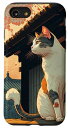 iPhone SE (2020) / 7 / 8 浮世絵 アート 神奈川 ヴィンテージ 和 タトゥー アート 猫 グラフィック スマホケース