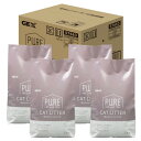 ジェックス GEX すばやく固まるおからのネコ砂 2.4kg×4個セット ベントナイト おから 消臭トイレ砂 PURE CAT AUTO TOILET