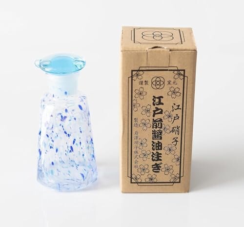 岩澤硝子 江戸前すり口醤油注ぎ（大） color 青