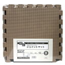 明和グラビア 防音ジョイントマット VJEM-30 30cm×30cm×12mm厚×9枚 ライトブラウン