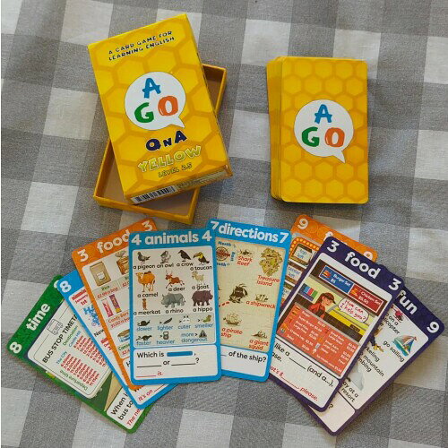 AGO Q&A イエロー レベル2.5 英語 カードゲーム AGO Card Game Q&A Yellow Level2.5 2