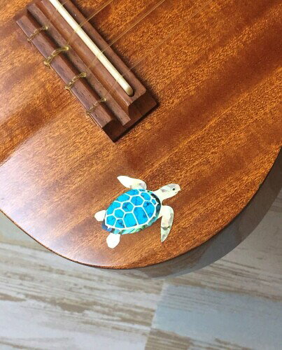 Inlaystickers ジャカモウ(Jockomo) ウミガメ Honu L&Rセット ウクレレにピッタリ ...