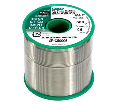 �����ŵ�����(goot) ��쥹���ե꡼�Ϥ��[�ե���]0.6mm ��������/Ƽ0.7%/�˥å���0.05%/����ޥ˥���0.01%�ʲ� 500g �꡼�봬 ������� SF-C50006 ������