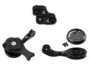 (レックマウントプラス) トレック ボントレガー ブレンダー システム専用 トリプル アダプターセット 取付位置(CS)ポラール用 組合せ(2)「アダプターのみ...