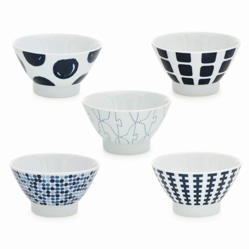 natural69 セット商品 swatch 茶わん5柄セット / 食器 電子レンジ 食洗機対応 日本製 北欧 陶磁器 ギフト