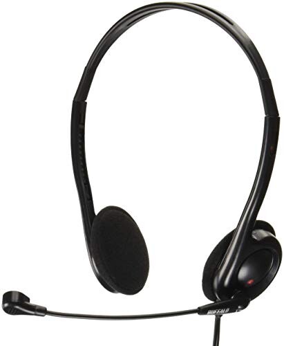 バッファロー BUFFALO 両耳ヘッドバンド式ヘッドセット 4極 バッファロー BUFFALO 両耳ヘッドバンド式ヘッドセット 4極
