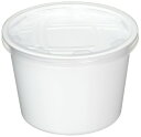 ニッチプラス(Niche Plus)テイクアウト 使い捨て スープカップ (ホワイト)270ml 専用フタ付 20セット