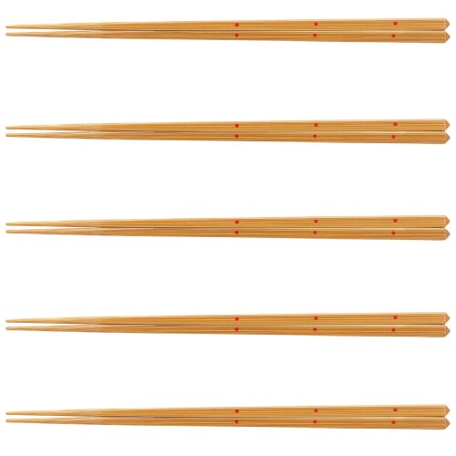 J-kitchens 箸 セット 5膳 木製 Dinner Standard 細竹スバルR 22.5cm 日本製