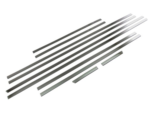 BRIGHTZ Gクラス W463 超鏡面ステンレスメッキサイドドアモール 10PC W 463 G320 G320L G350 G350d G500 G500L G55 G550 G55L G63 G65 ロング AMG 33439