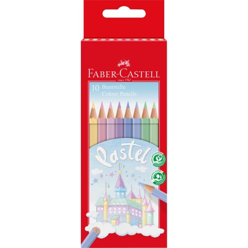 ファーバーカステル(Faber-Castell) 色鉛筆 パステル 10色セット 27181005 mannishboy-24377714 マニッシュボーイ パッケージ画像